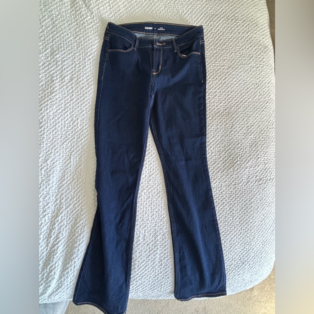 Old Navy Dark Blue Women's Flare Jeans